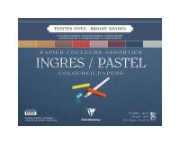 Ingres Pastel bloc spiralé 25F 36x48cm 130g - Assortiment vif