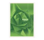 Cahier brochure rembordée rigide 7000 A4 192 pages grands carreaux 70 g - Assortis