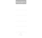 Exacompta Lever Arch File 70mm Spine Labels - White