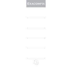 Paquet 10 étiquettes classeur a levier dos de 70mm - Blanc