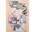 COLLECTION BOTANIC GARDEN, Paquet de 20 enveloppes Pollen 114x162mm 120g/m2 - Bleu foncé