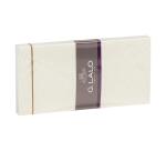 20 enveloppes DL(110x220mm) Vélin pur coton gommées - Crème