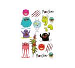 Tattoo' Mania, Monstres - Multicolore
