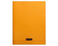 Cahier piqué 8000 POLYPRO 24x32 cm 96 pages petits carreaux 90 g - Orange