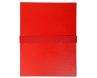 Faldone con dorso estensibile chiusura con scratch, carta balacron - 24x32cm