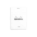 Bloc agrafé N°12 8,5x12 cm 80 feuilles lignées 80 g - Blanc