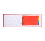 Intercalaires pour fiches bristol en carte lustrée 225g/m2 4 positions - 125x200mm - Couleurs assorties