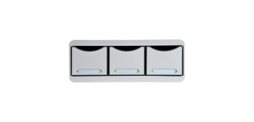 TOOLBOX MAXI 3 tiroirs - Gris lumière