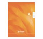 Cahier piqué 8000 CARTE 17x22 cm 60 pages grands carreaux 90 g - Assortis