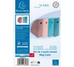 Exacompta Magazine File Mag Cube Pack Skandi - Assorted colours