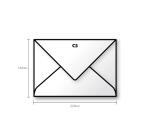 PAPIERS MARBRÉS, Paquet de 20 enveloppes Pollen 162x229mm 120g/m2 - Bleu marbré