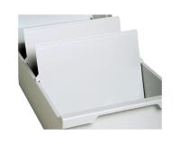 Trennplatte DIN A4 quer - Lichtgrau