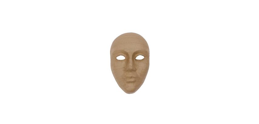 Masque face intégrale 11x17x24cm - Kraft