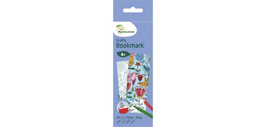 Graffy Bookmark, Mandala/Flowers