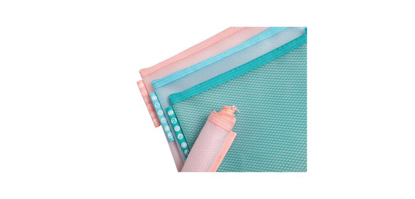 Zipped pocket EVA A5 Chrom Pastel ass - Assorted colours