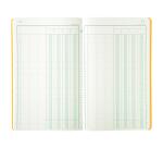 Piqûre 32x19,5cm 4 colonnes sur 1 page 31 lignes 80 pages - Couleurs assorties
