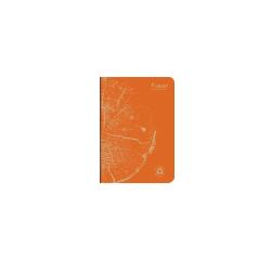 Carnet piqué FOREVER PREMIUM 100% recyclé A5 96 pages ligné papier recyclé blanc 90 g - Orange rouille