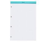 Bloc agrafé Rhodia Couleurs Azur N°20 A4+ 21x31,8 cm - Azur