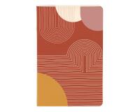 Terracotta, Carnet cousu fil 11x17 cm, 64 pages, ligné, ass.