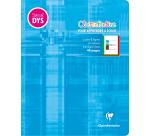 Cahier piqûre DYS, 170 x 220 mm, 48 pages