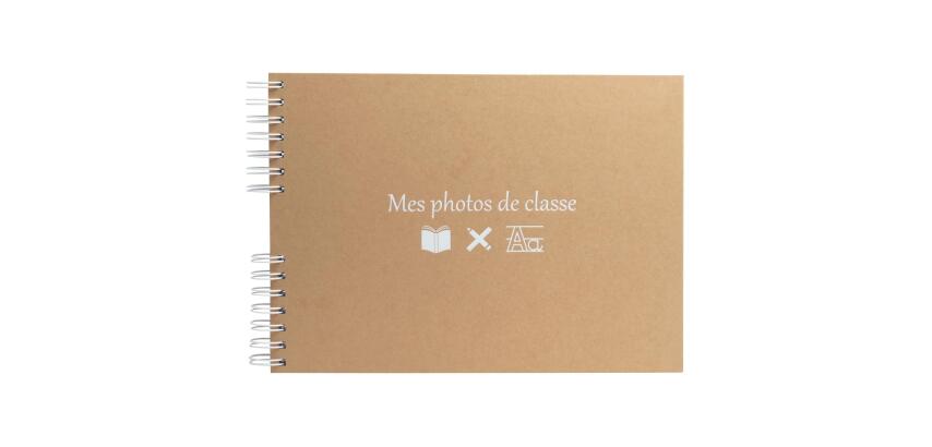 Álbum de fotografías MES PHOTOS DE CLASSE (FR) 32x22 cm - 150 fotos 50 páginas - Moreno