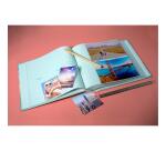 FOTOALBUM CANDY BLUE MET INSTEEKHOEZEN - 200 FOTO 10X15 CM - FORMAAT 22 ,5X22CM - Design
