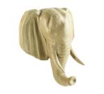 Mounted Elephant Head 23cm - Kraft