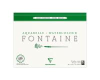 Fontaine bloc collé 4 côtés 25F 30x40cm 300g grain torchon