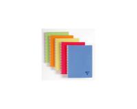 Cahier reliure intégrale Linicolor FRESH 24x32cm 100 pages petits carreaux couverture plastique polypropyène rainuré Couleur aléatoire - Assortis