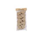 Set de 10 petites boites nuages 6x6x3cm - Kraft