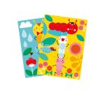 Boîte créative, Tableaux gommettes, Chenilles - Multicolore