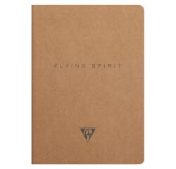 Flying Spirit noteboekje 48bl A5 bruin - Kraft