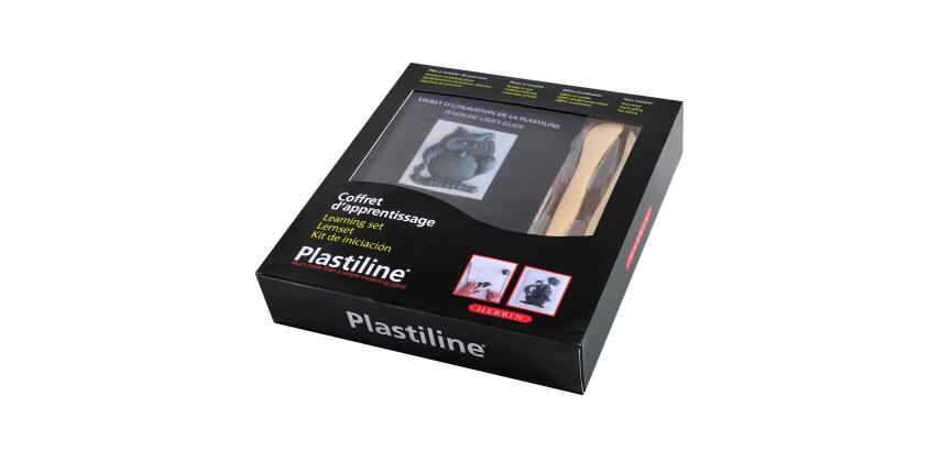 Coffret d'apprentissage à la Plastiline Français/Anglais - gris