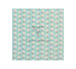 Pap.80g, Tiny Rolls 5x0,35m, Flr fd bleu - Bleu