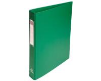 Classeur rembordé polypropylène 4 anneaux ronds de 25mm sur 3eme de couverture