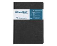 Carnet brochure Age Bag A5 192 pages petits carreaux - Noir