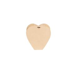 Vase coeur waterproof 13x5x13 cm - Kraft