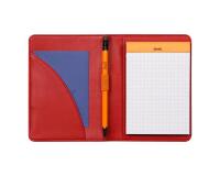 Rhodiarama livret porte-bloc N°12 pour bloc ou carnet format B7 - Coquelicot