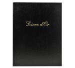 Livre d'or Balacron avec titre 100 pages blanches - 27x22 cm vertical - Couleurs assorties