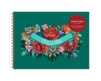Frida Kahlo, Carnet d'artiste reliure intégrale 32 x 24 cm, 40 feuilles de papier dessin blanc multitechniques 180g