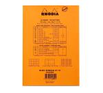 Bloc agrafé Rhodia Giant Pad N°15 14,8x21 cm 150f ligné 80g - Orange