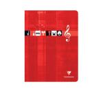 Cahier Musique & Chant piqué 24x32cm 48 pages grands carreaux Couleur aléatoire - Assortis