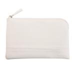Rhodiarama etui met rits in kunstleer - maat S - 11x17 cm - Wit