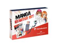 Coffret Starter Set Manga bloc Manga Paper Layout Clairefontaine A5 et Feutres Goldfaber Sketch Faber-Castell
