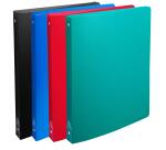 Classeur 4 anneaux plastifié Exacompta A4 - Dos 2 cm couleurs assorties opaque