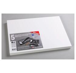 Carton Mousse lot 5 feuilles A3 5mm - Blanc