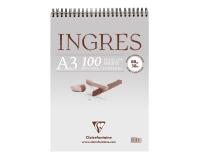 Ingres Etude bloc spiralé 100F A3 80g