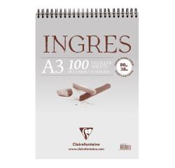 Ingres Studie blok spiraal 100 blad 80g A3 (29,7x42cm)