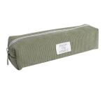 Velvet square pencil case VELVET - Assorted colours