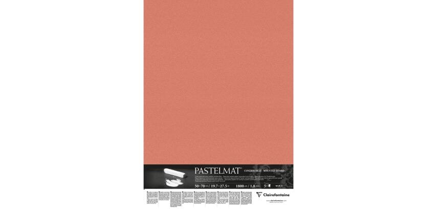Pastelmat contrecollé 5F 50x70cm - Sanguine